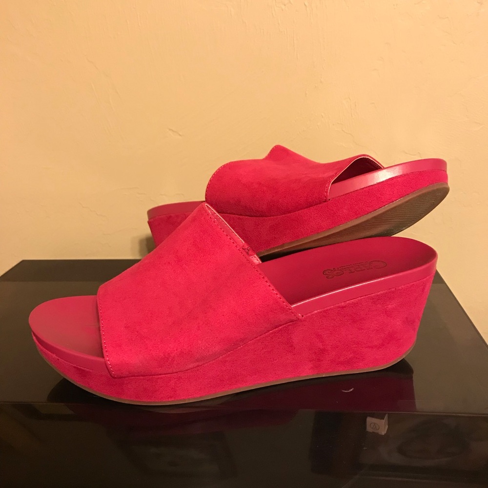 Hot pink heels